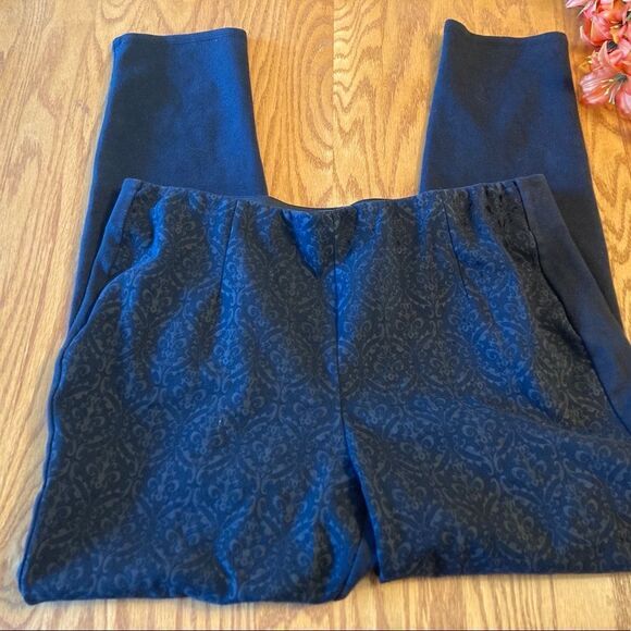 Lane Bryant Stretch Gray and Black Pants - Picture 1 of 9